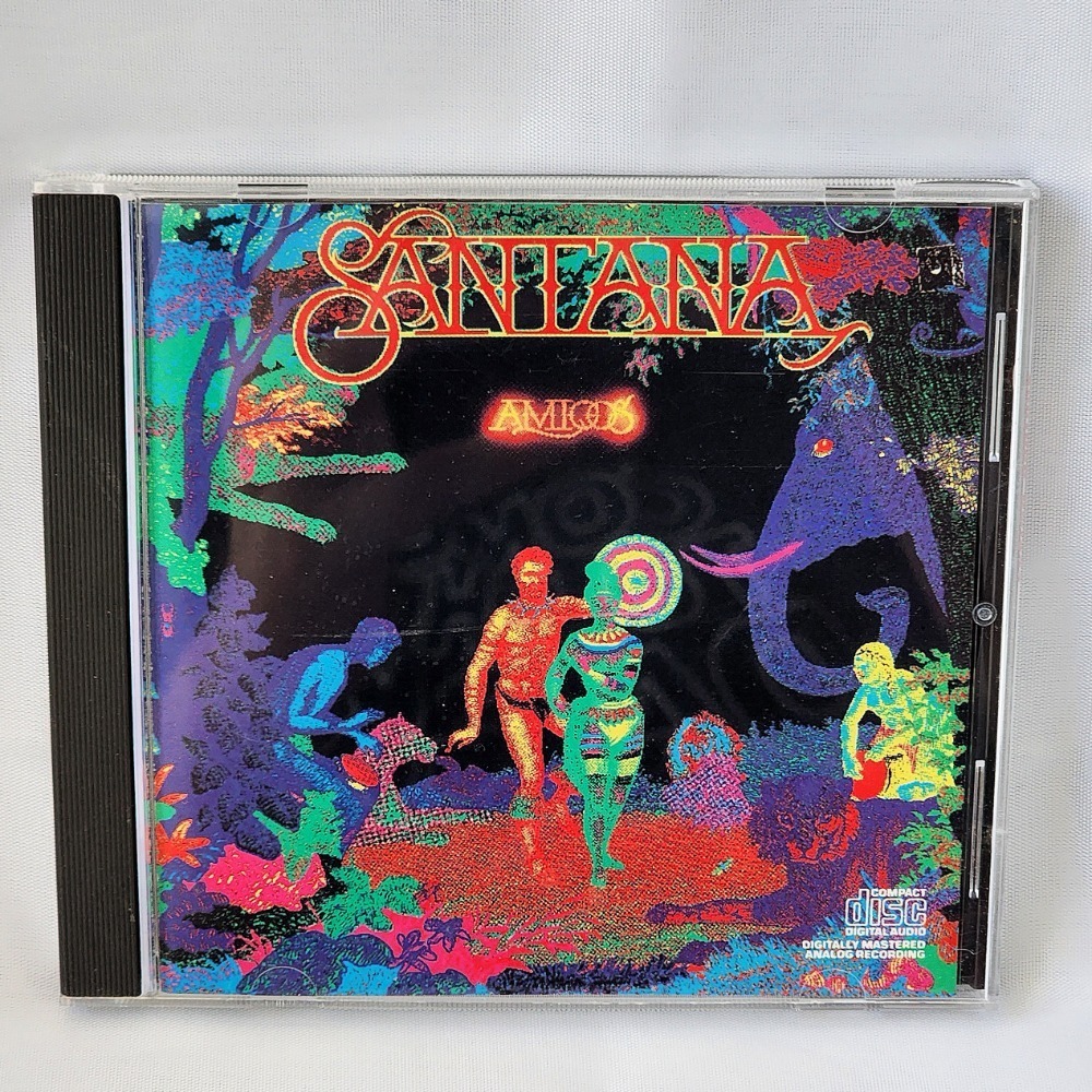 Santana Amigos CD Album 1976 Columbia Records Classic Rock Latin Fusion‎ Music